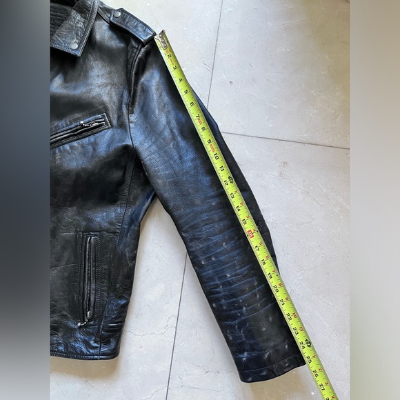 ALLSAINTS “RAID” Leather Jacket (Men’s) - Picture 11 of 13